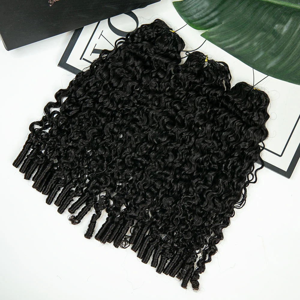 Human-Crochet-Hair-Water-Curly Burmese Water Curly Human Crochet Hair - Image 1